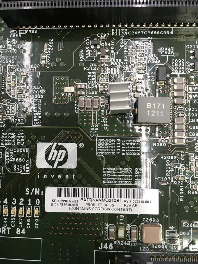Alt view image 3 of 6 - HP ProLiant DL380 G7 Motherboard 583918-001