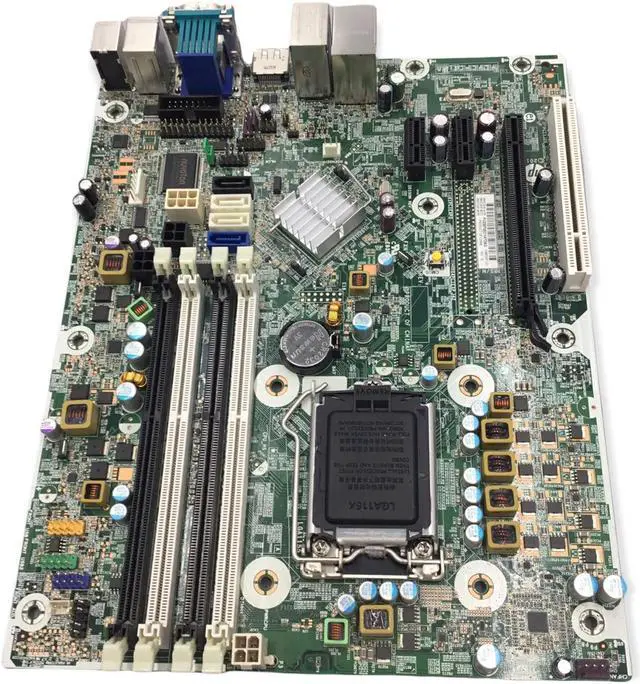 Alt view image 3 of 5 - Genuine HP 6300 Elite Pro SFF System Motherboard LGA 1155 657239-001 656961-001