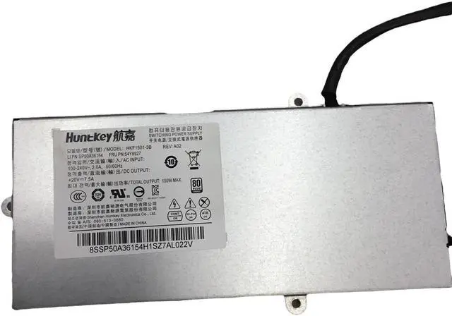 Alt view image 3 of 4 - Huntkey Lenovo ThinkCentre 150W Power Supply 54Y8927 HKF1501-3B