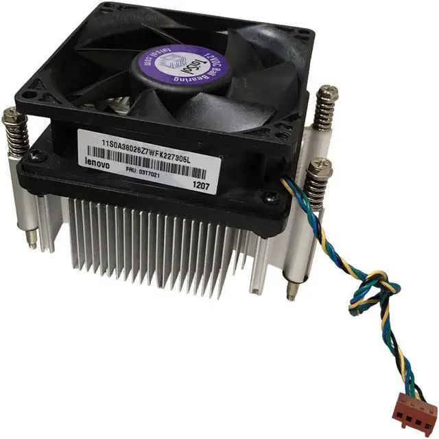 Alt view image 2 of 5 - TaiSol CPU Cooler 12VDC LENOVO WITH HEAT SINK 03T7021
