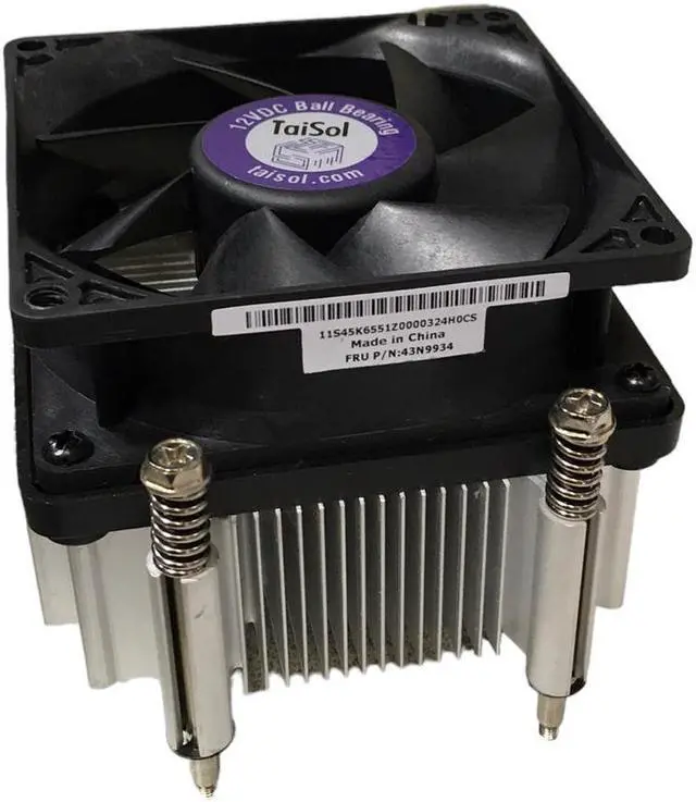 Alt view image 4 of 5 - TaiSol CPU Cooler 12VDC LENOVO WITH HEAT SINK 03T7021