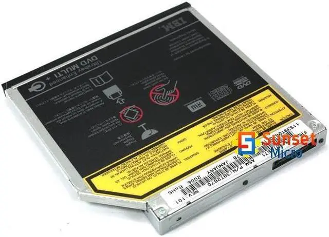 Alt view image 2 of 3 - IBM Lenovo DVDRW Multi-Burner Drive  39T2671 39T2670