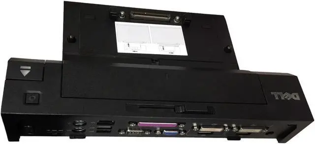 Alt view image 3 of 7 - Dell Dock E-Port Plus PR02X N0CY640 Port Replicator Docking Station W/130W PSU