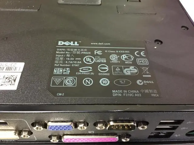 Alt view image 5 of 6 - Dell Dock E-Port Plus PR02X N0CY640 Docking Station W/O AC ADAPTER