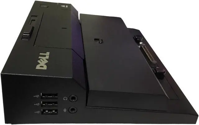 Alt view image 5 of 7 - Dell PR03X, N0PW380 USB 3.0 Docking Station E-Port Plus Replicator T308D A06