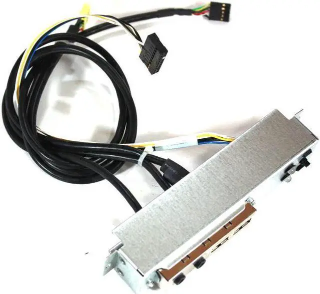 Alt view image 2 of 6 - HP DX5150 Compaq D330 Desktop Front USB Audio I/O Panel LED Power On-Off Switch 4N638-006 316133-001 dc5000