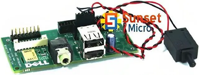Main image of Dell  Optiplex GX260 GX270 DIMENSION 4500 4550 Front USB audio panel 0M686