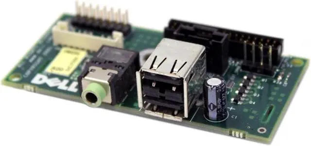 Alt view image 2 of 3 - Dell  Optiplex GX260 GX270 DIMENSION 4500 4550 Front USB audio panel 0M686