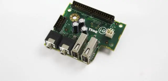 Main image of Dell Optiplex 745 SFF I/O USB Audio Panel W/O Cable UF888 0UF888