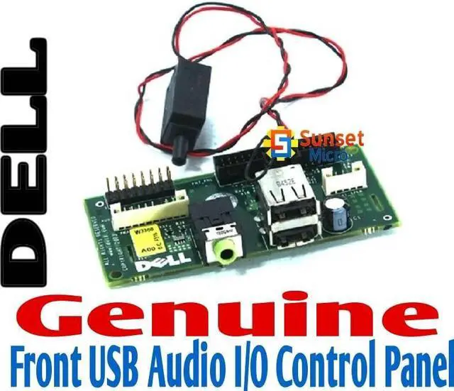 Alt view image 3 of 3 - Dell Front Audio Panel Optiplex GX280 Precision WS370 PN# W3300 T3494