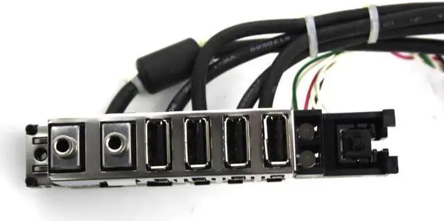 Alt view image 3 of 5 - HP Compaq 6000 6200 Pro 6300 Pro Elite 8200 8300 USB Audio Panel 611897-001