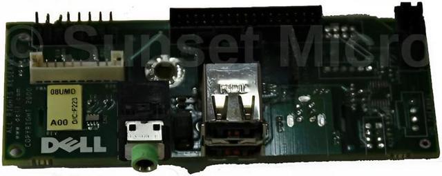 Alt view image 5 of 5 - Dell Dimension 4400, 8200 Optiplex GX150 Desktop Audio I/O Panel 0698FG 035JDG 08UMD