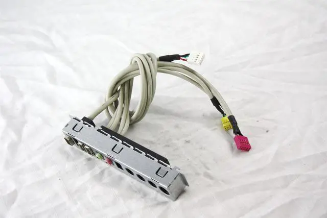 Alt view image 3 of 6 - HP Pavilion A6000 A6600 Compaq Presario SR5000 SR5310F DX2450 Mini-Tower I/O USB Audio Panel 5188-6797 5188-6795
