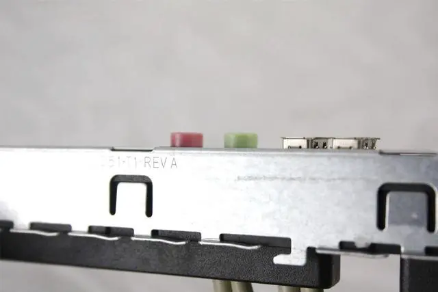 Alt view image 6 of 6 - HP Pavilion A6000 A6600 Compaq Presario SR5000 SR5310F DX2450 Mini-Tower I/O USB Audio Panel 5188-6797 5188-6795