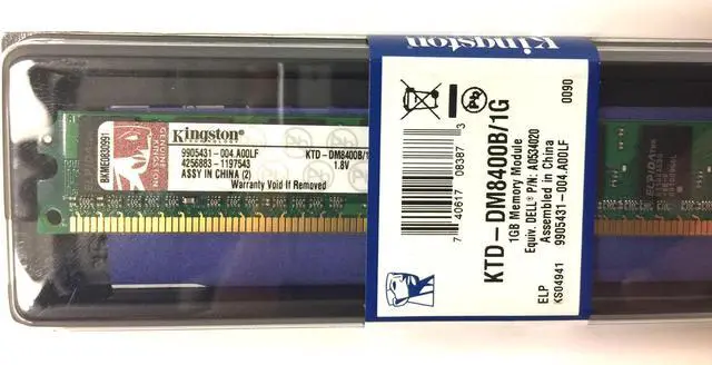 Alt view image 3 of 4 - Kingston 1GB KTD-DM8400B/1G A0596573 Memory DDR2 240-pin 667 MHz PC2-5300 A0534020