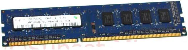 Main image of Hynix HMT112U6BFR8C Computer Memory 1Rx8 Non-ECC 1GB PC3-10600 240-PIN 1