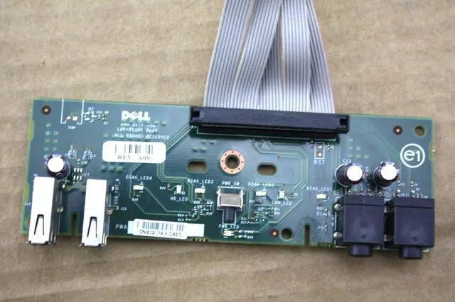 Alt view image 2 of 3 - Dell UL94V-0 USB Audio Panel W/ Cable 312-7AV  CG250-78O