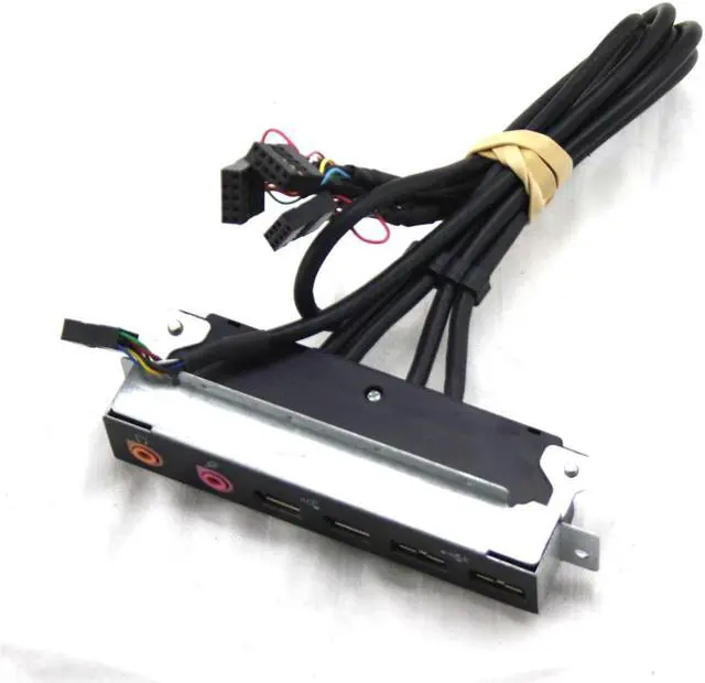 Main image of Gateway GT5220 E-4500D S-5215D E-2600D Desktop I/O USB Firewire Audio Port Panel W/ Cables 2JB30 2JB30-014