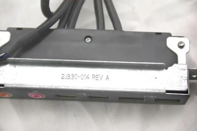 Alt view image 3 of 3 - Gateway GT5220 E-4500D S-5215D E-2600D Desktop I/O USB Firewire Audio Port Panel W/ Cables 2JB30 2JB30-014