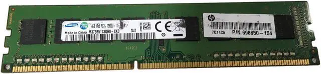 Main image of Samsung PC3-12800 4GB desktop 1600 MHz DDR3 SDRAM Memory M378B5173QH0-CK0