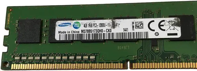 Alt view image 2 of 4 - Samsung PC3-12800 4GB desktop 1600 MHz DDR3 SDRAM Memory M378B5173QH0-CK0