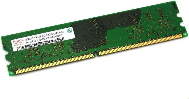 Main image of Hynix HYMP532U64P6-C4 Computer Memory Desktop 256MB 1Rx16 PC2-4200U