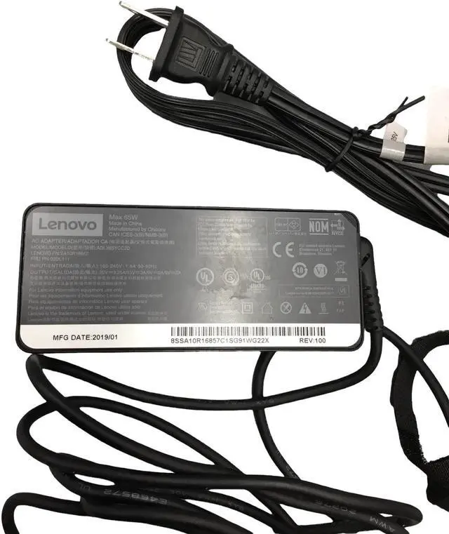 Alt view image 3 of 4 - LENOVO 20V 3.25A AC ADAPTER 02DL111 02DL111