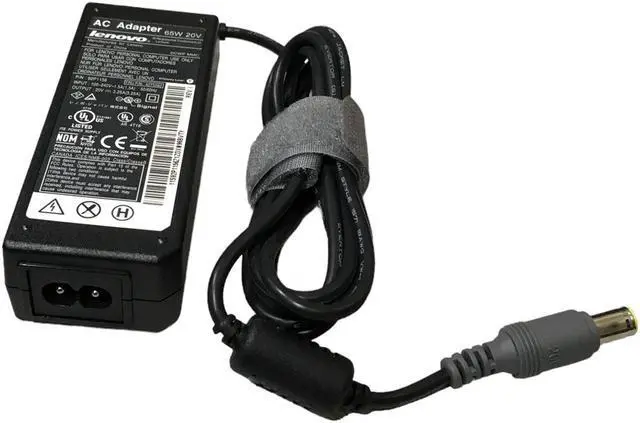 Alt view image 2 of 4 - Lenovo Laptop AC Power Adapter 65W 20V ThinkPad 92P1156 42T5282 42T4418