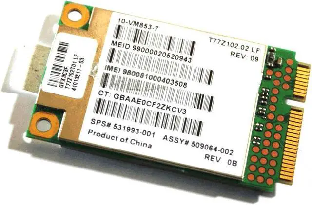 Alt view image 2 of 3 - HP EliteBook 8440P Pavilion DM1 2010NR Laptop Bluetooth Wireless Network Card 531993-001