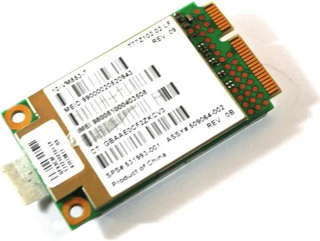 Main image of HP EliteBook 8440P Pavilion DM1 2010NR Laptop Bluetooth Wireless Network Card 531993-001