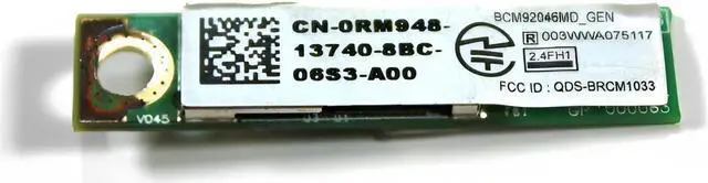 Alt view image 4 of 6 - Dell Inspiron 1545, 1546, 1564, 1750 Vostro 3400 Laptop Wireless Bluetooth Card 0RM948