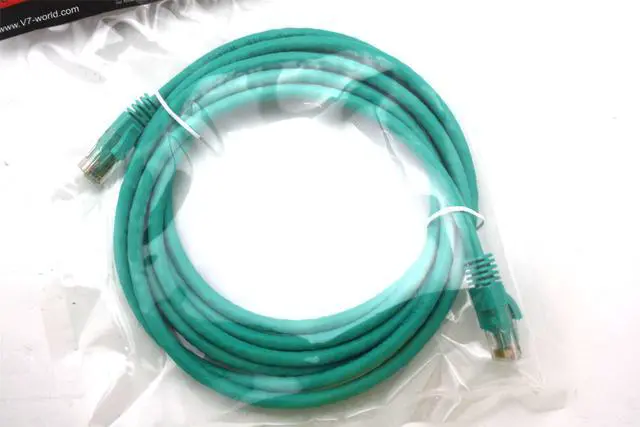 Alt view image 3 of 3 - NEW V7 UTP CAT6 RJ45 M/M BLUE Patch Cable 10Ft/3M V7N2C6-10F-GRNS