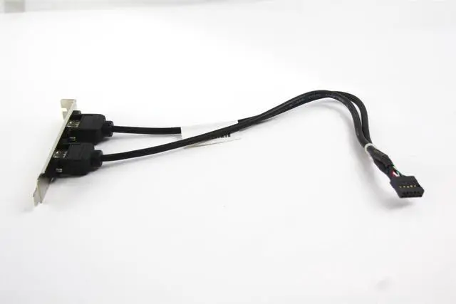 Alt view image 2 of 3 - IBM Lenovo ThinkCentre High Profile PCI Dual USB Adapter Cable 41R3371 42Y8005