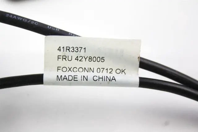 Alt view image 3 of 3 - IBM Lenovo ThinkCentre High Profile PCI Dual USB Adapter Cable 41R3371 42Y8005