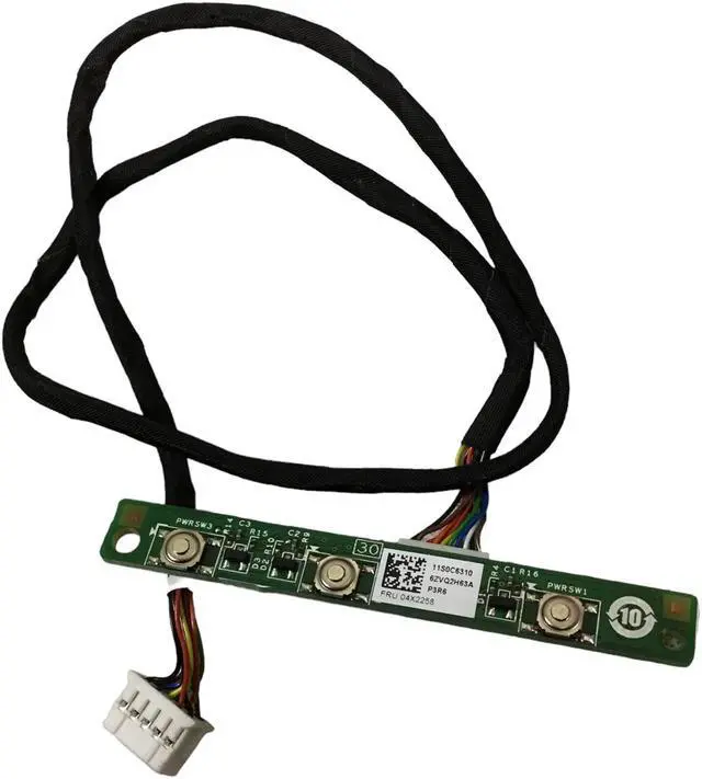Alt view image 3 of 7 - IBM Lenovo ThinkCentre M73Z Power Button Switch Board W/ Cable 04X2258