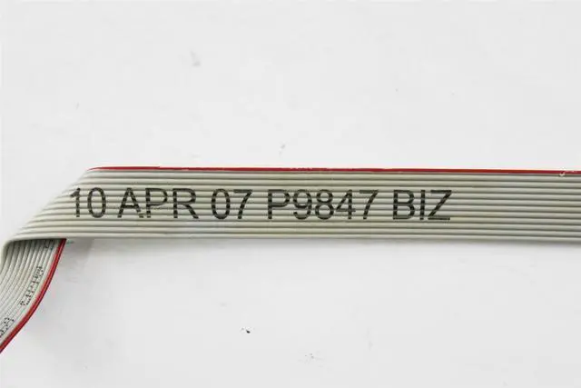 Alt view image 3 of 3 - Dell Optiplex 780 755 760 GX520 GX620 Front Panel LED I/O Cable SFF Ribbon Cable 10" P9847 0P9847