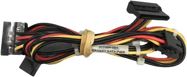 Alt view image 4 of 4 - Lot Of 50 HP Elite 8000 8100 8200 6200 6300pc SATA Power Cable 577494-001 611895-001