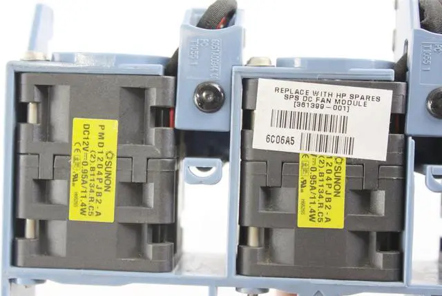 Alt view image 2 of 3 - HP Compaq DL360 G4 G4p Server SUNON PMD1204PJB2-A Cooling SPS DC 3-Fan Assembly 361399-001 6051A00943