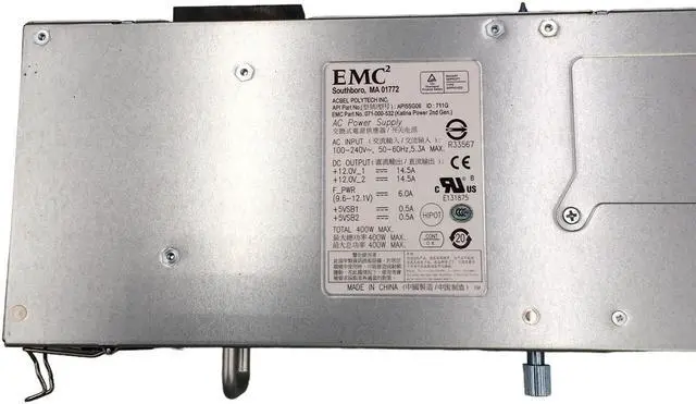 Alt view image 3 of 5 - EMC DAE 400W Server AC Power Supply 071-000-532 API5SG06 U736N