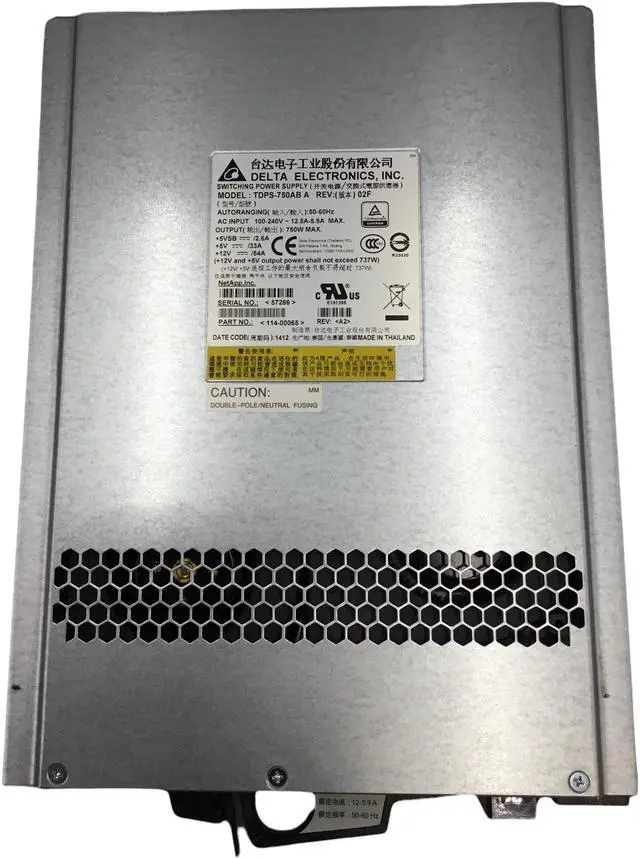 Alt view image 4 of 4 - Delta Electronics TDPS-750AB Switching Power Supply 750W 114-00065