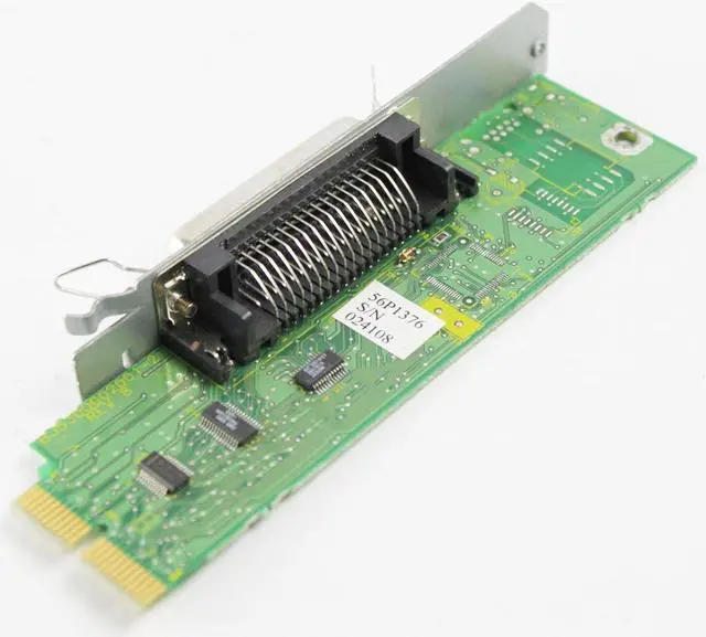 Alt view image 2 of 4 - Lexmark Printer Non-network t630 System Board Parallel Port Adapter Card 56P1376 BJ5300G02001-2