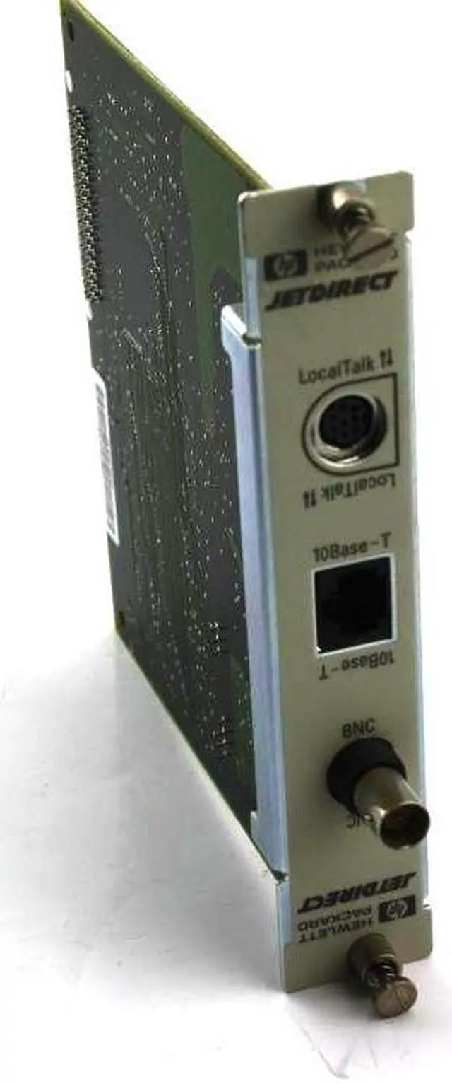 Main image of HP JetDirect C-3710-D3 Ethernet 10 Base T WiFi PS2 Networking Print Server Adapter Card J2552-60013