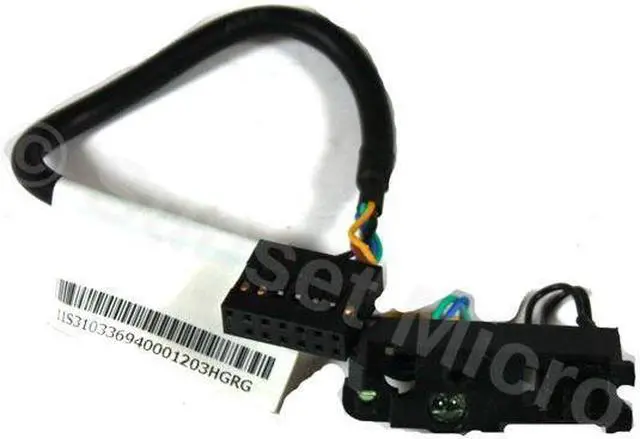 Alt view image 2 of 3 - IBM Lenovo Thinkcentre M58, M58e, M58p Desktop Power Button LED On/Off Switch 43N9075