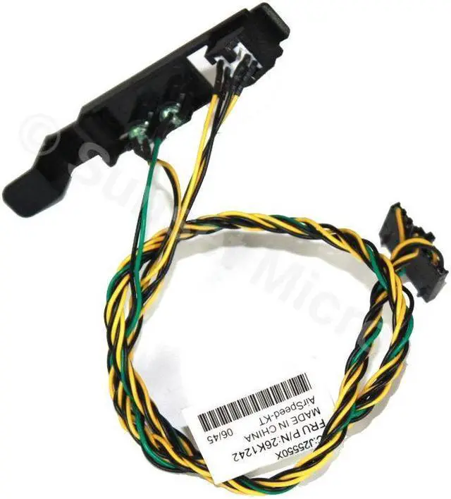 Alt view image 2 of 3 - IBM Lenovo Thinkcentre S51, M55, A55 Desktop Power Button Switch Assembly 26K1242 26K1241