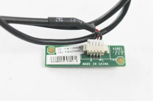 Alt view image 3 of 4 - IBM Lenovo ThinkCentre M92z AIO All-In-One PC Volume Control Button Board W/ Cable 03T6493 54Y8298 11200628