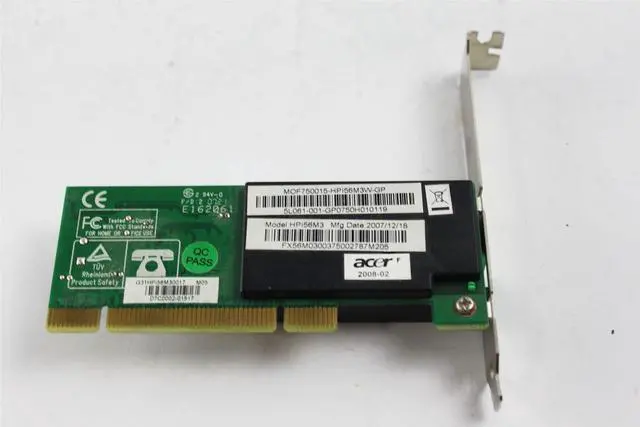 Alt view image 4 of 6 - Genuine Acer Aspire Fax Modem High Profile HPI56M3