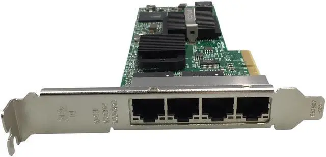 Alt view image 3 of 4 - Dell Intel Quad Port 1GB PCIe Network Adapter Card 0HM9JY