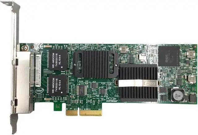 Alt view image 2 of 4 - Dell Intel Quad Port 1GB PCIe Network Adapter Card 0HM9JY