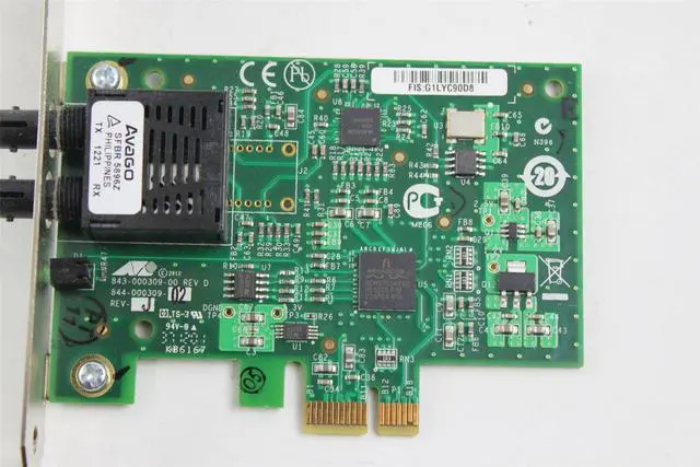 Alt view image 2 of 3 - Allied Telesis AT-2711FX/ST Fast Ethernet Fiber Nic Card 100Fx/Sc PCIe Optical ST 843-000309-00 843-001424-00
