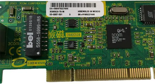 Alt view image 2 of 4 - 3COM 3C905CX-TX-NM / 03-0287-501 PCI 10/100 NC-3C0M01 Network Interface Card